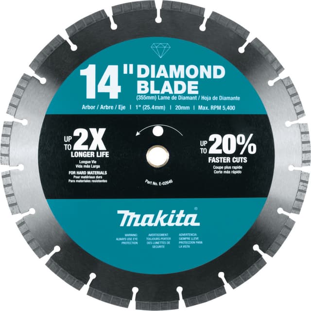 14" Segmented Hard Material Diamond Blade