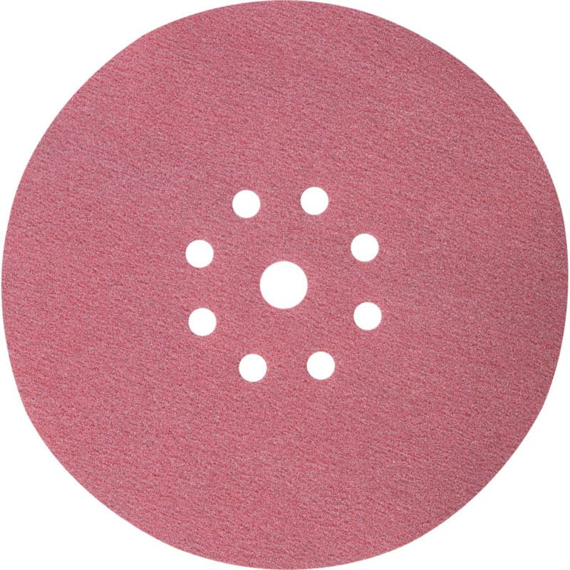 9" Hook/Loop 150 Grit 9 Holes Drywall Sanding Disc, Ceramic on Paper (25/Pack)