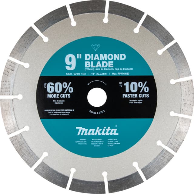 9" Ultra-Premium Plus Segmented General Purpose Diamond Blade