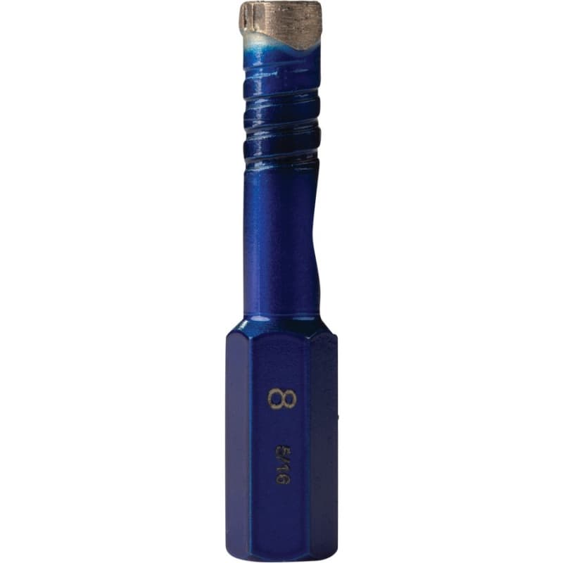 5/16" x 2-11/64" Diamond Drill Bit, 3/8" Shank