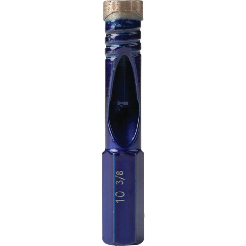 3/8" x 2-9/16" Diamond Drill Bit, 3/8" Shank