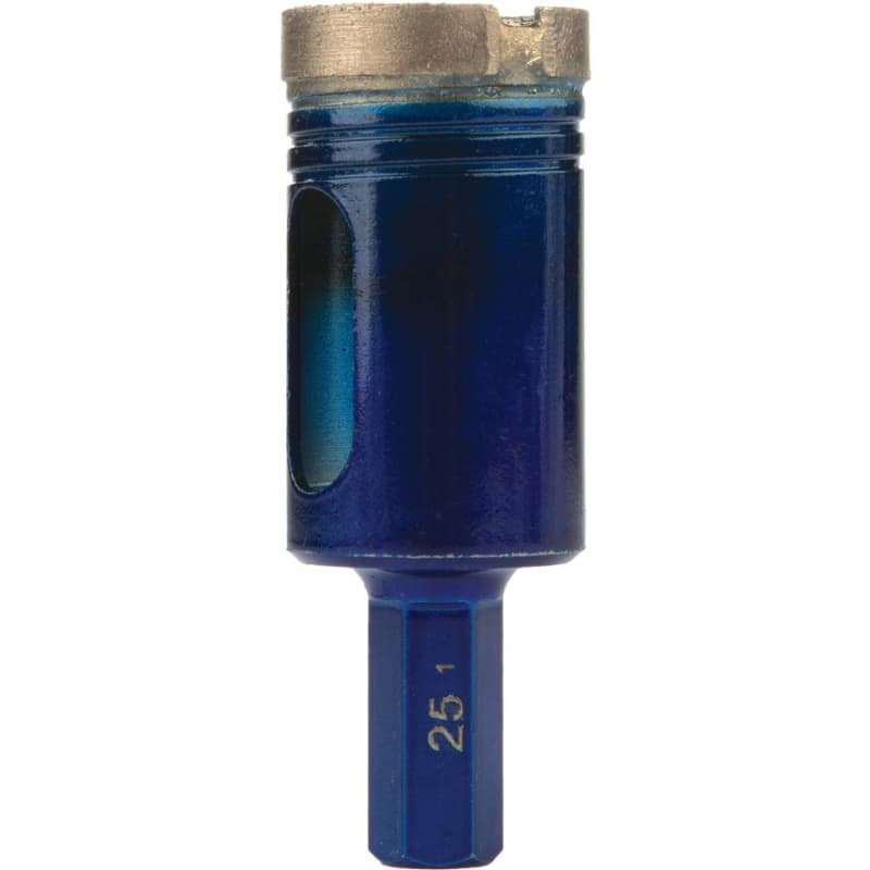 1" x 2-3/4" Diamond Drill Bit, 3/8" Shank