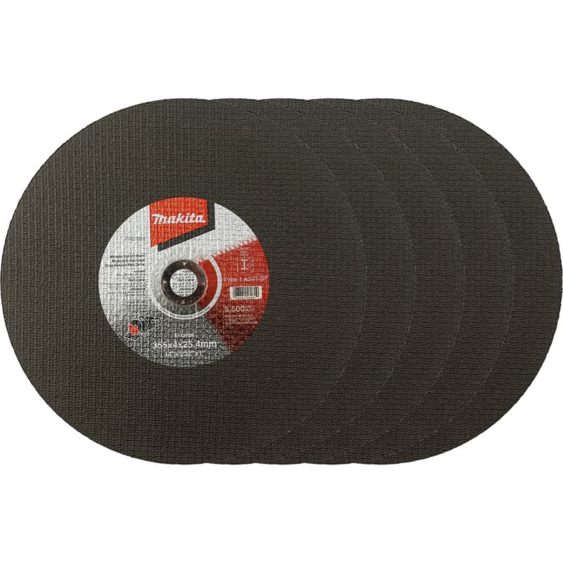 14" 24 Grit Abrasive Cut-Off Wheel, Aluminum Oxide (5/Pack)
