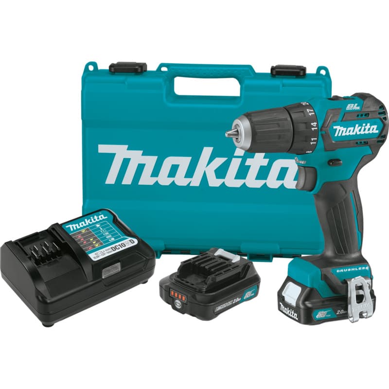12 V max CXT Lithium-Ion Brushless Cordless 3/8" Driver-Drill Kit (2.0 Ah)