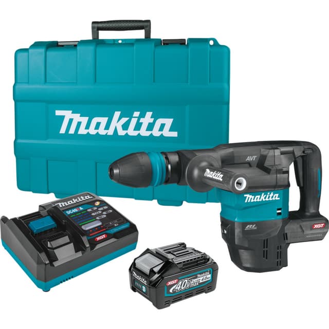 40V max XGT Brushless Cordless SDS-MAX AVT Demolition Hammer Kit with AWS Capable (4.0 Ah)