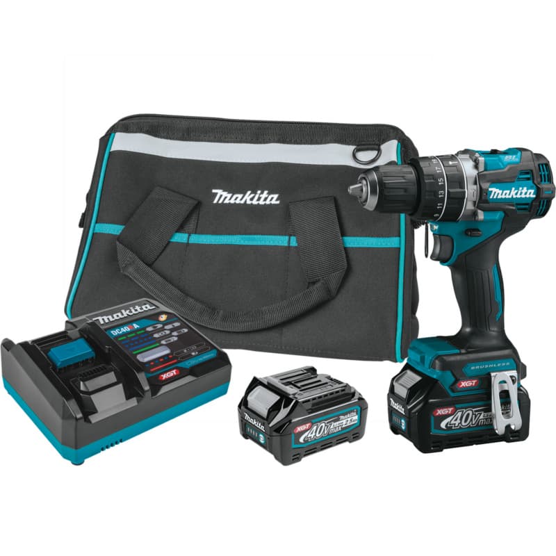 40V max XGT Compact Brushless Cordless 1/2" Hammer Driver-Drill Kit (2.5 Ah)