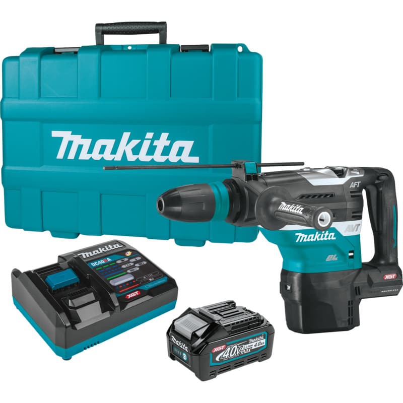 40 V Max XGT Brushless 1-9/16" SDS-Max AVT Rotary Hammer Kit with AFT/AWS Capable (4.0Ah)