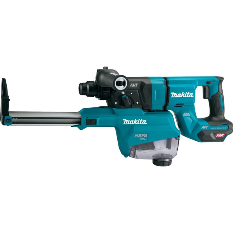 40 V Max XGT Brushless 1-1/8" SDS-PLUS AVT D-Handle Rotary Hammer Tool Only with Dust Extractor/AFT/AWS Capable
