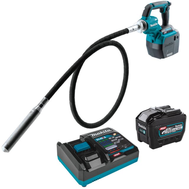 8' 40V max XGT Brushless Cordless Concrete Vibrator Kit (8.0 Ah)