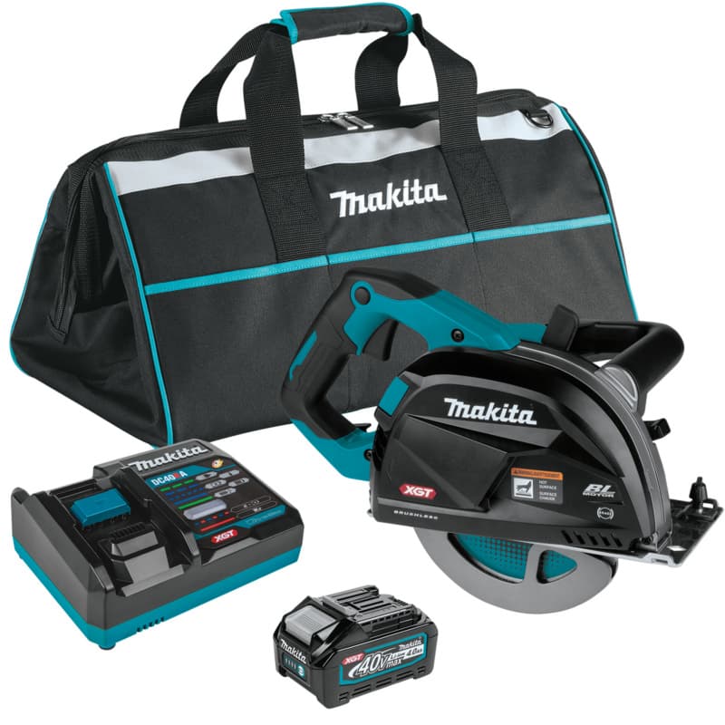 40V max XGT Brushless Cordless 7-1/4" Metal Cutting Saw Kit with Electric Brake/Chip Collector (4.0 Ah)