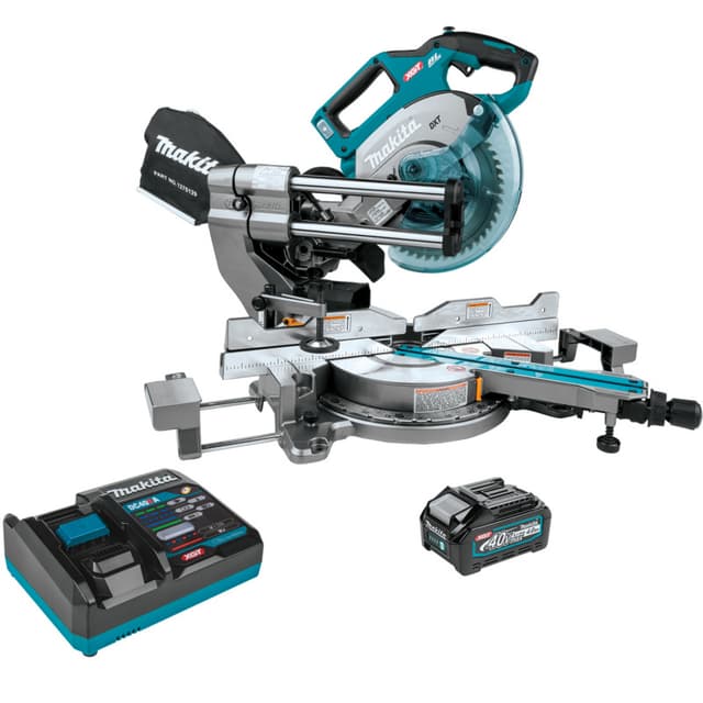 40V max XGT Brushless Cordless 8-1/2" Dual-Bevel Sliding Compound Miter Saw Kit with AWS Capable (4.0 Ah)