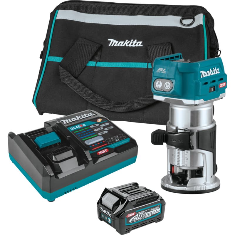 40V max XGT Brushless Cordless Compact Router Kit (2.5Ah)