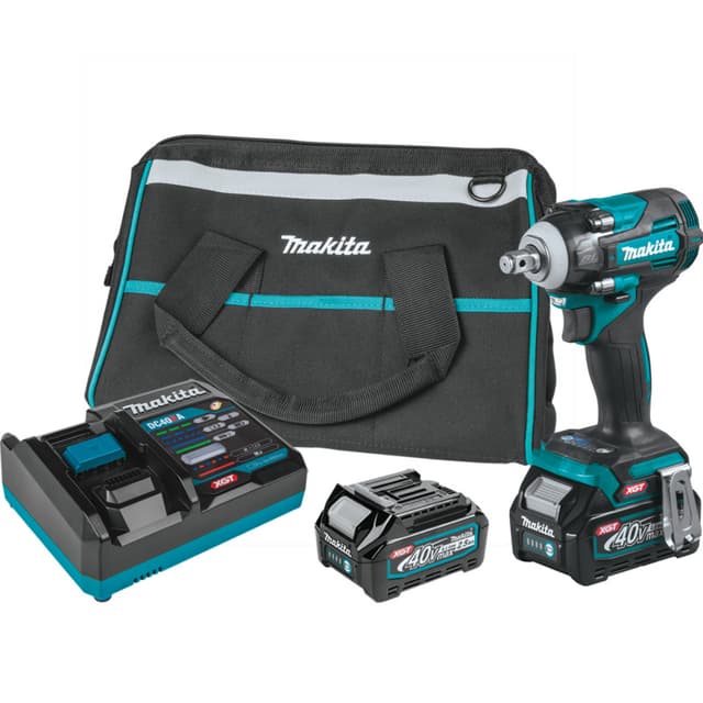 40V max XGT Brushless Cordless 4-Speed 1/2" Square Drive Impact Wrench Kit with Friction Ring Anvil (2.5 Ah)