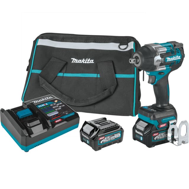 40V max XGT Brushless Cordless 4-Speed Mid-Torque 1/2" Square Drive Impact Wrench Kit with Detent Anvil (2.5 Ah)