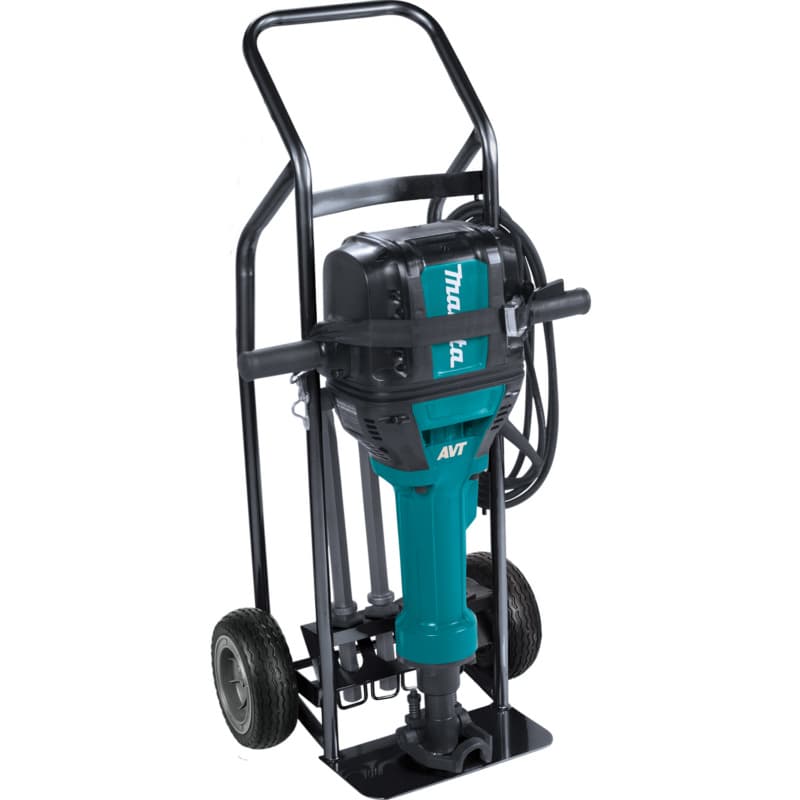 70 lb. Advanced AVT Breaker Hammer with Premium Hammer Cart, 1-1/8" Hex bits