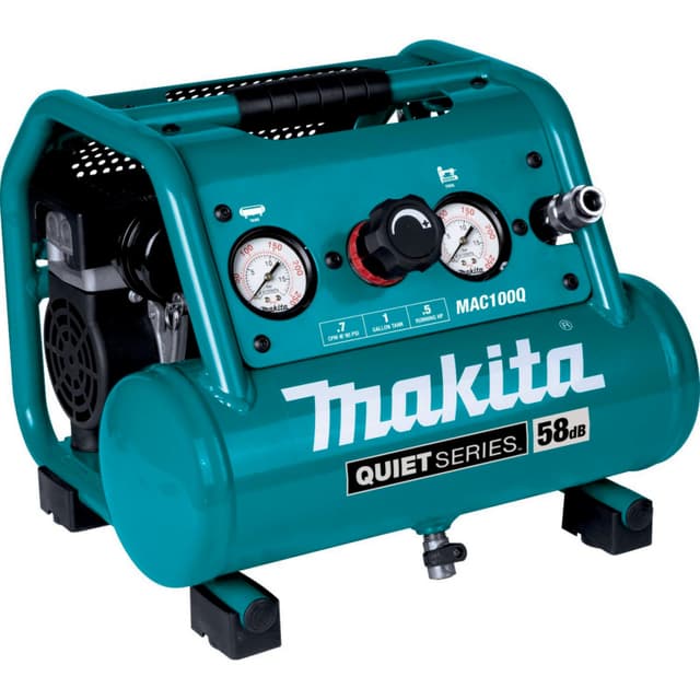 Quiet 1/2 HP Compact Oil-Free Electric Air Compressor