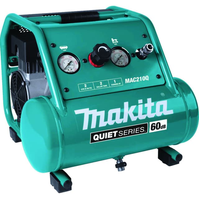 Quiet 1 HP Compact Oil-Free Electric Air Compressor