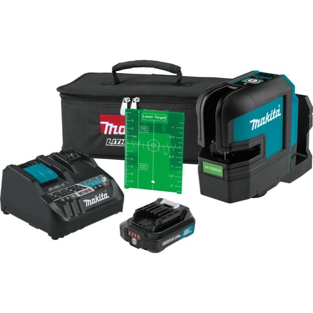 12 V Max CXT Lithium-Ion Cordless Self-Leveling Cross-Line Green Beam Laser Kit (2.0Ah)