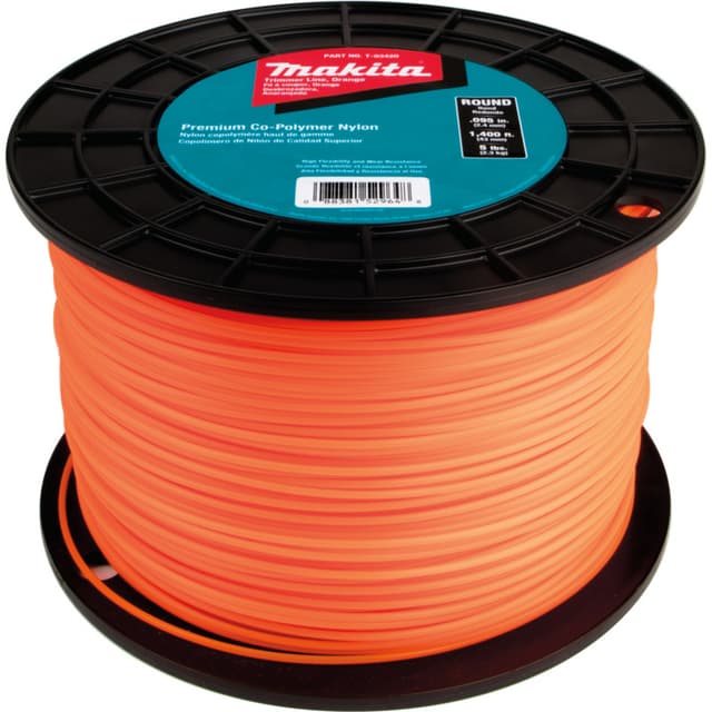 Makita, Round Trimmer Line, Orange