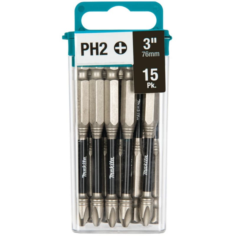 #2 x 3" Impact XPS Phillips Drive Power Bit, 1/4" Shank (15/Pack)