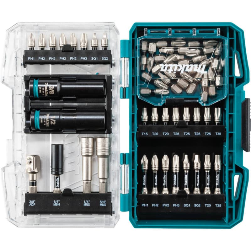 Impact XPS 50-Piece Driving/Fastening Bit Set, 1/4" Shank