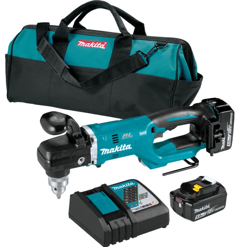 18V LXT Lithium-Ion Brushless Cordless 1/2" Right Angle Drill Kit (5.0Ah)