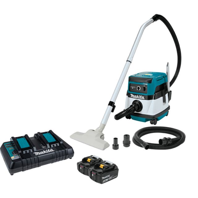 36V LXT Corded 2.1 Gallon HEPA Filter Dry Dust Extractor/Vacuum Kit (5.0Ah)