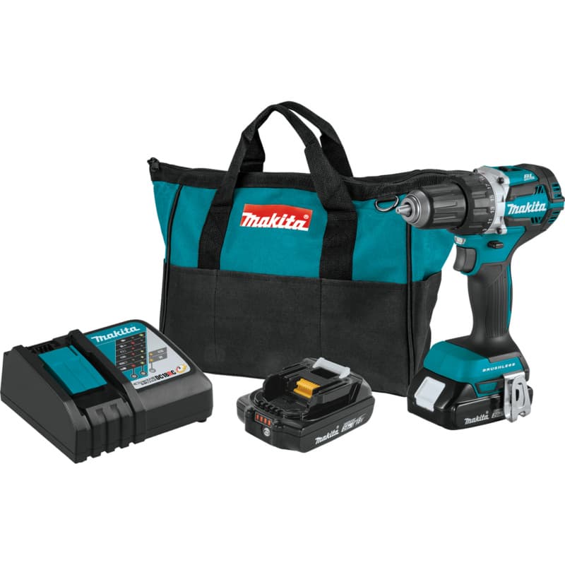 18V LXT Lithium-Ion Compact Brushless Cordless 1/2" Driver-Drill Kit (2.0Ah)