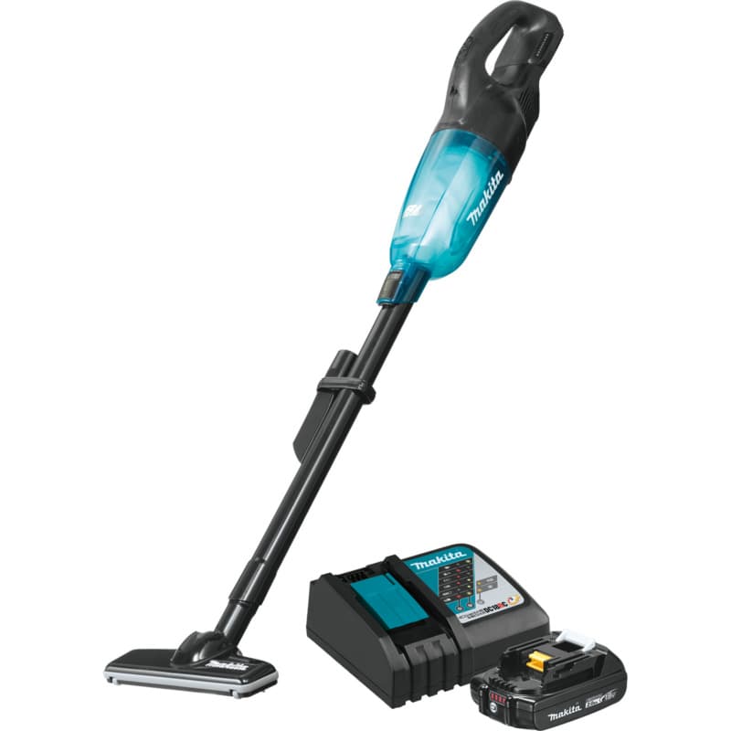 18V LXT Lithium-Ion Brushless Cordless Compact Stick Vacuum Kit, Trigger with Lock (2.0Ah), Black