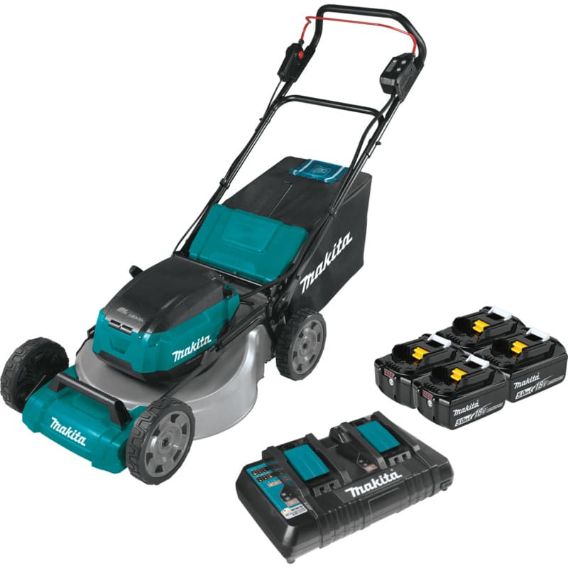 36V LXT Brushless 21" Commercial Lawn Mower Kit with 4 Batteries (5.0Ah)
