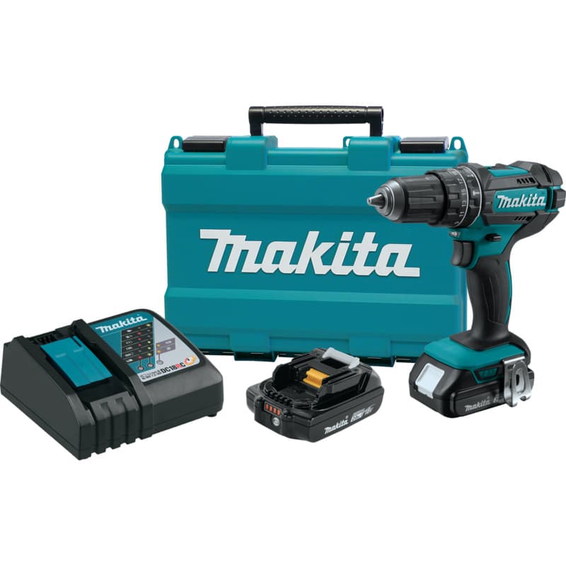 18V LXT Lithium-Ion Compact Cordless 1/2" Hammer Driver-Drill Kit