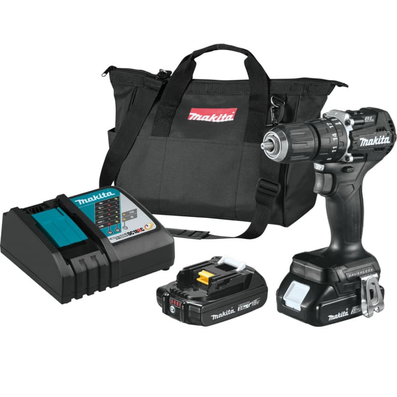 18V LXT Lithium-Ion Sub-Compact Brushless Cordless 1/2" Hammer Driver-Drill Kit