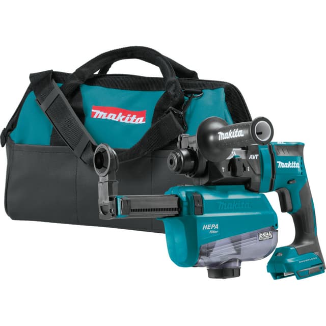 18V LXT Lithium-Ion Brushless Cordless 11/16" SDS-PLUS AVT Rotary Hammer with HEPA Dust Extractor AWS Capable Tool Only
