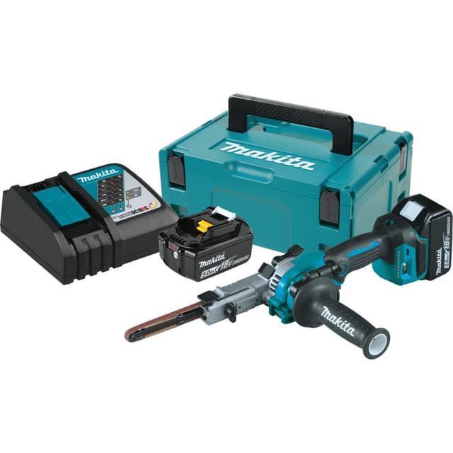 3/8" x 21" 18V LXT Lithium-Ion Brushless Cordless Detail Belt Sander Kit (5.0Ah)