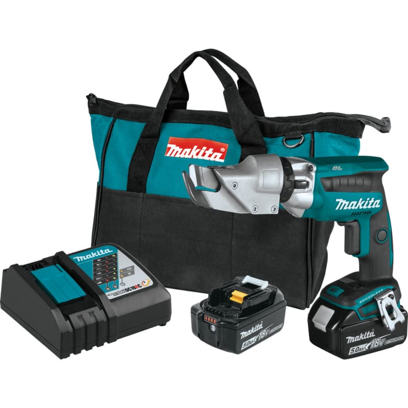 18V LXT Lithium-Ion Brushless Cordless 18 Gauge Offset Shear Kit (5.0Ah)