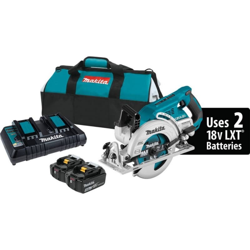36V LXT Brushless Rear Handle Cross-Cut 7-1/4" Circular Saw Kit (5.0 Ah)