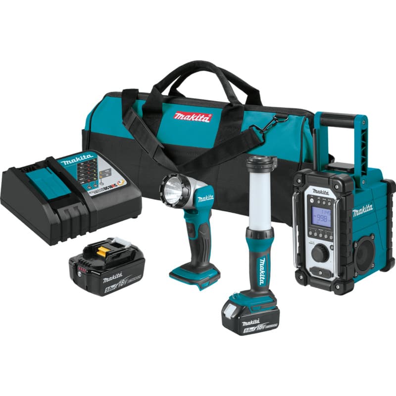 18V LXT Lithium-Ion Cordless 3-Piece Emergency Preparedness Combo Kit (5.0Ah)