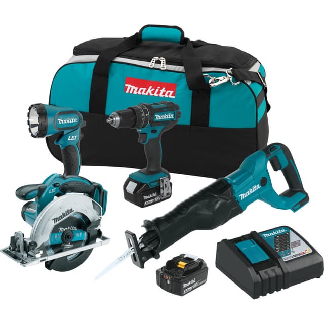18V LXT Lithium-Ion Cordless 4-Piece Combo Kit (3.0Ah)