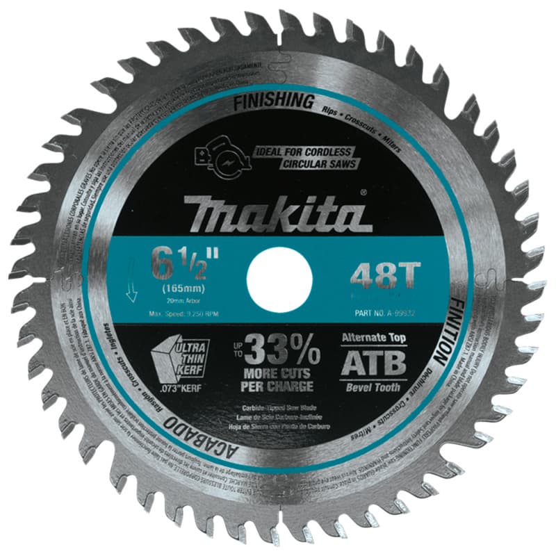 6-1/2" x 48 Tooth Plunge Saw Blade