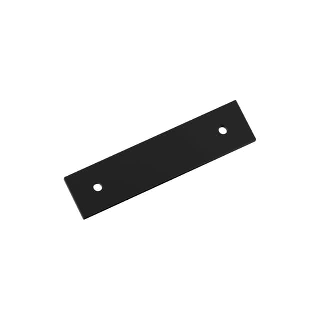 76mm Ladera Rectangle Cabinet Pull Backplate, Matte Black