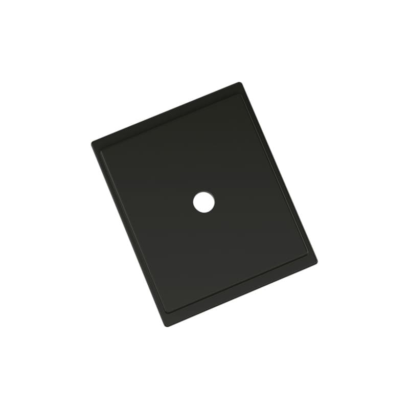 1-5/8" Maymont Knob Backplate, Matte Black