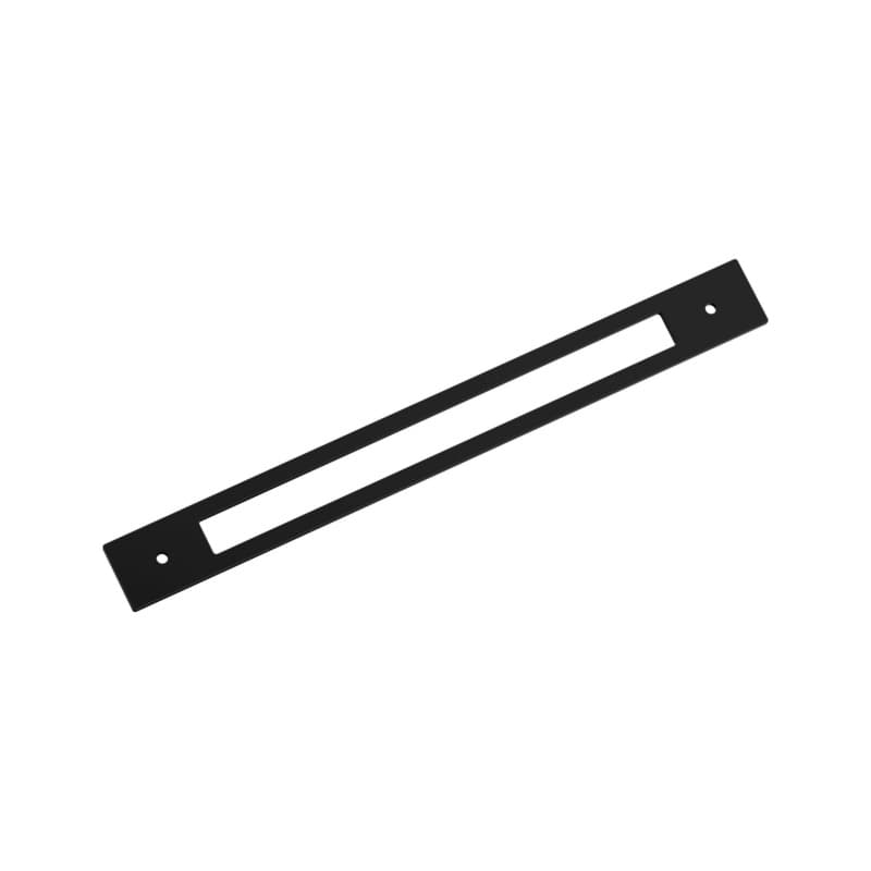 305mm Medora Rectangle Appliance Pull Backplate, Matte Black