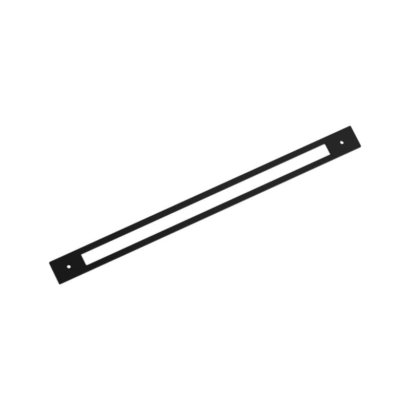 457mm Medora Rectangle Appliance Pull Backplate, Matte Black