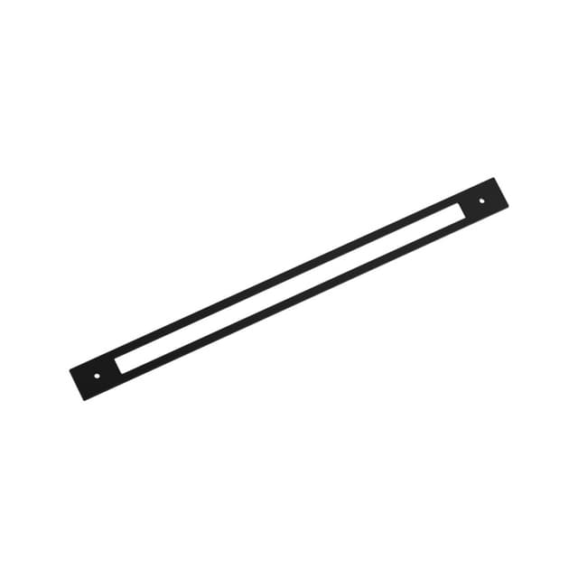 457mm Medora Rectangle Appliance Pull Backplate, Matte Black