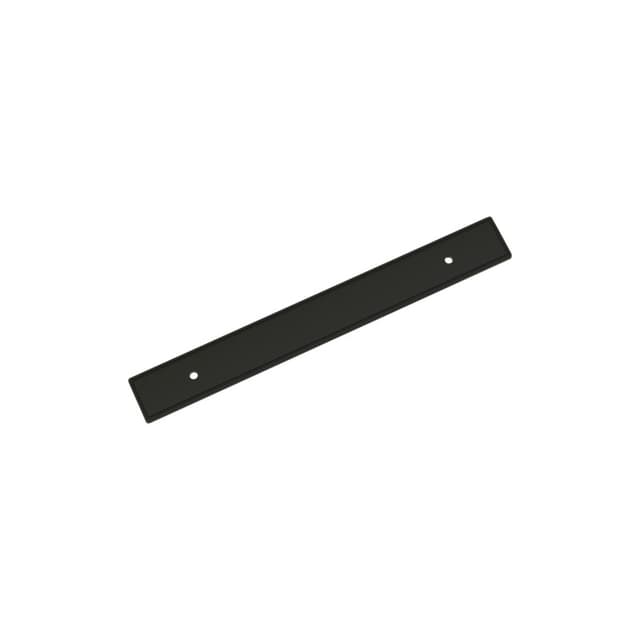 160mm Thoreau Rectangle Backplate, Matte Black