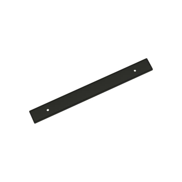 192mm Thoreau Rectangle Backplate, Matte Black