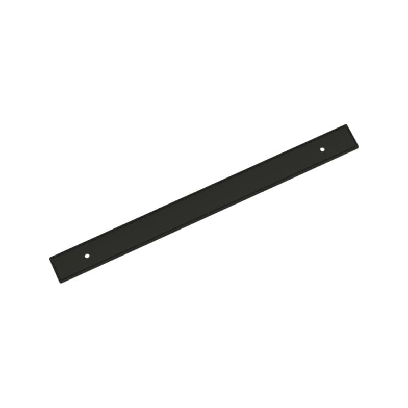 256mm Thoreau Rectangle Backplate, Matte Black