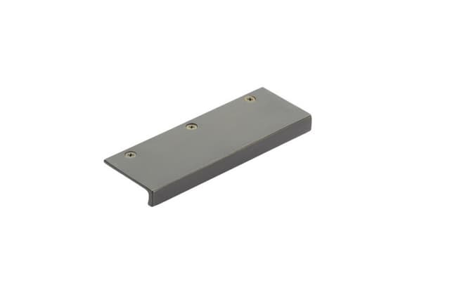 4-1/2" Rustic Modern Cabinet Edge Pull, Medium Bronze