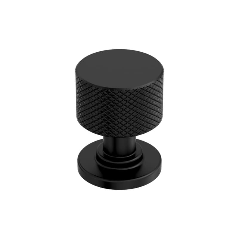 1" Balata Cabinet Knob, Matte Black