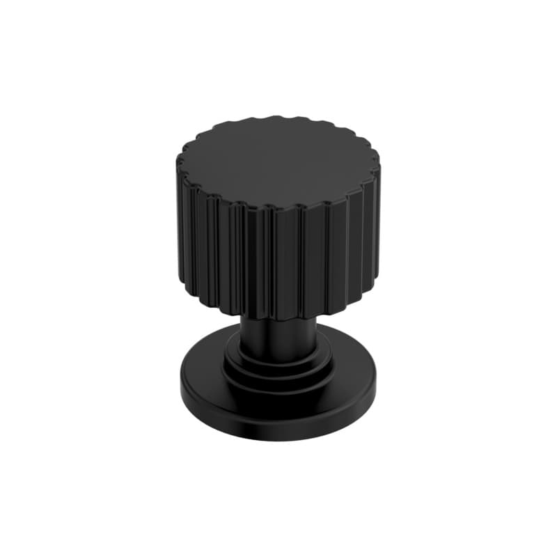 1" Ballard Cabinet Knob, Matte Black